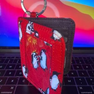 Vera Bradley RFID Campus Double ID Penguin Pattern